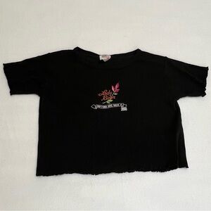 Vintage Daytona Bike Week Florida 2000 Women’s Size XL Belly T-Shirt Ruffle Hems